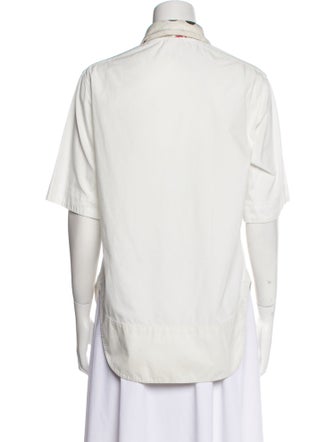 Haider Ackermann Short Sleeve Button-Up Top