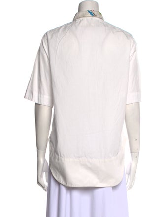 Haider Ackermann Short Sleeve Button-Up Top