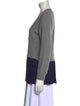 Haider Ackermann Colorblock Pattern V-Neck Sweater