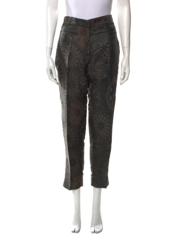 Haider Ackermann Pants Printed Straight Leg S