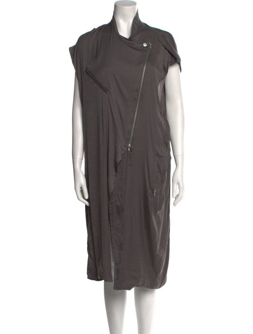 Haider Ackermann Cowl Neck Midi Length Dress