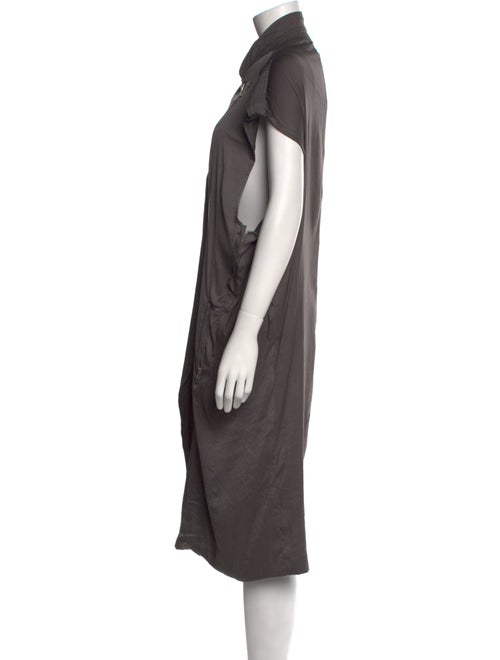 Haider Ackermann Cowl Neck Midi Length Dress