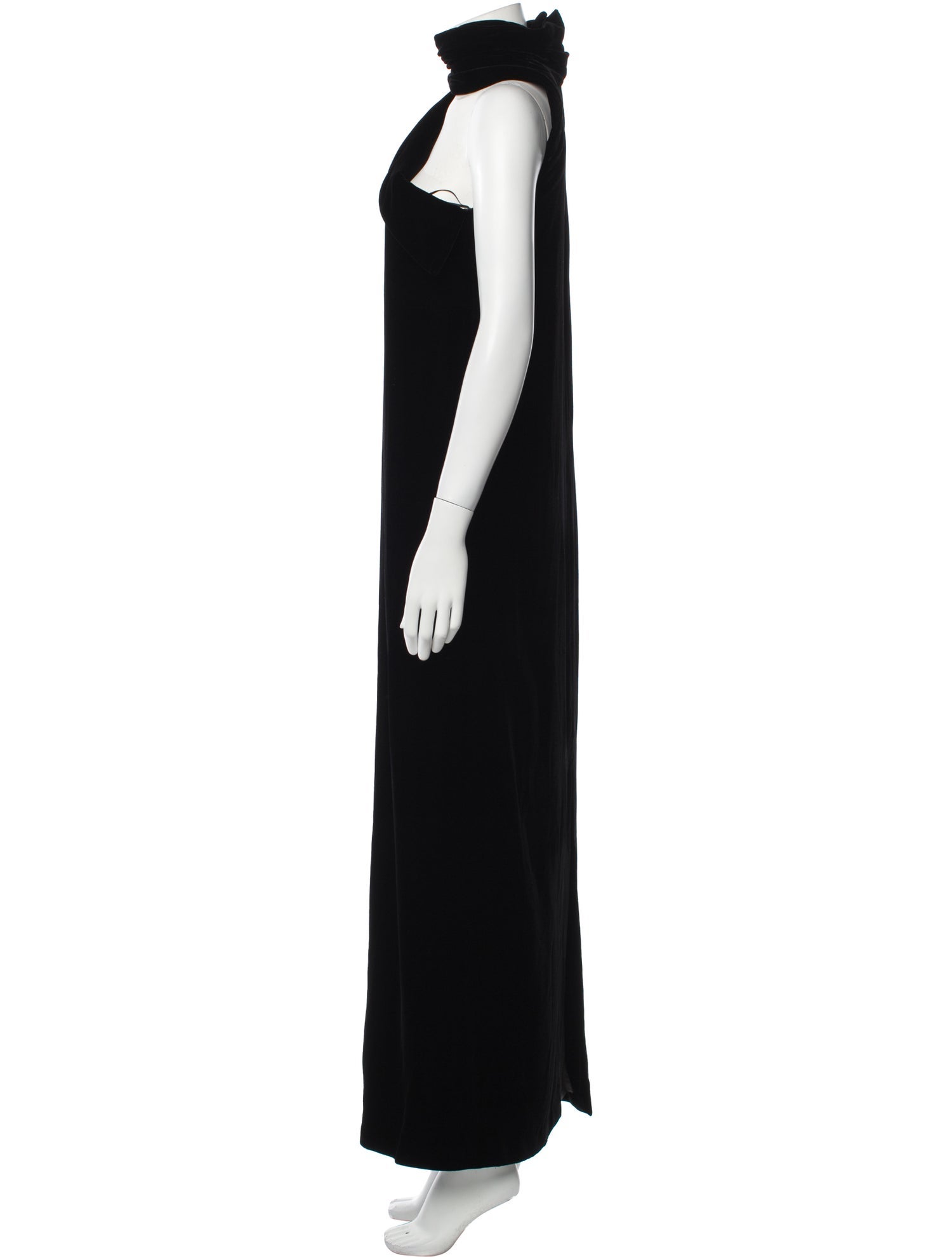 Haider Ackermann Turtleneck Long Dress