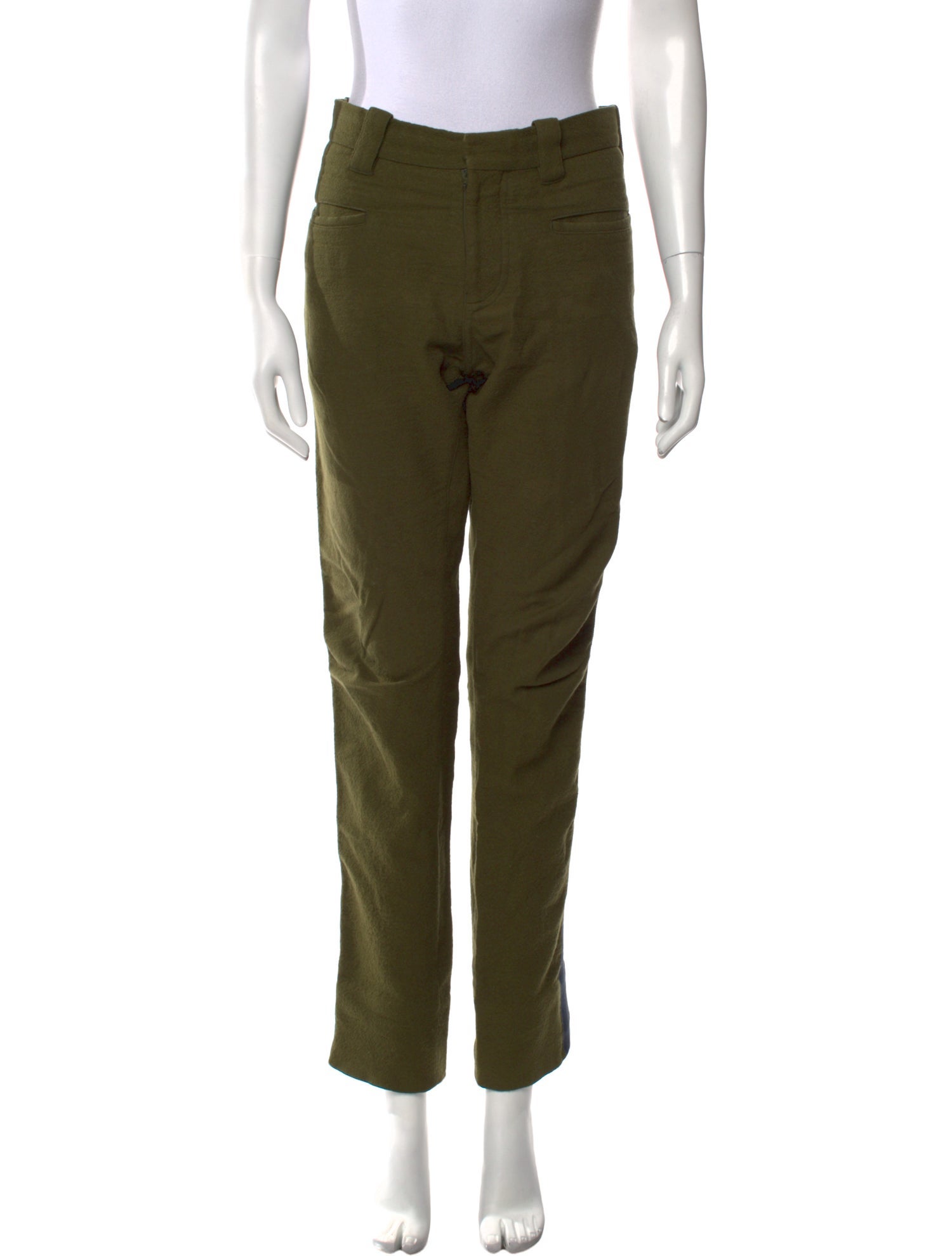 Haider Ackermann Virgin Wool Straight Leg Pants