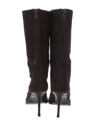 Haider Ackermann Suede Lace-Up Boots