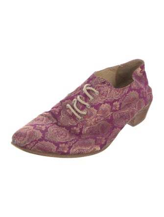 Haider Ackermann Floral Print Ballet Flats