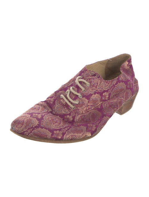 Haider Ackermann Floral Print Ballet Flats