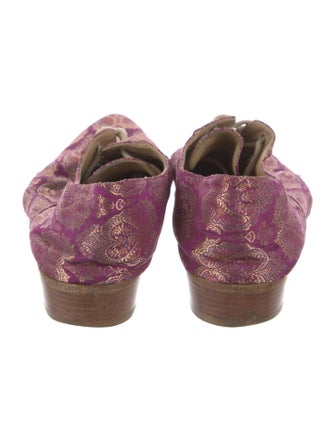 Haider Ackermann Floral Print Ballet Flats