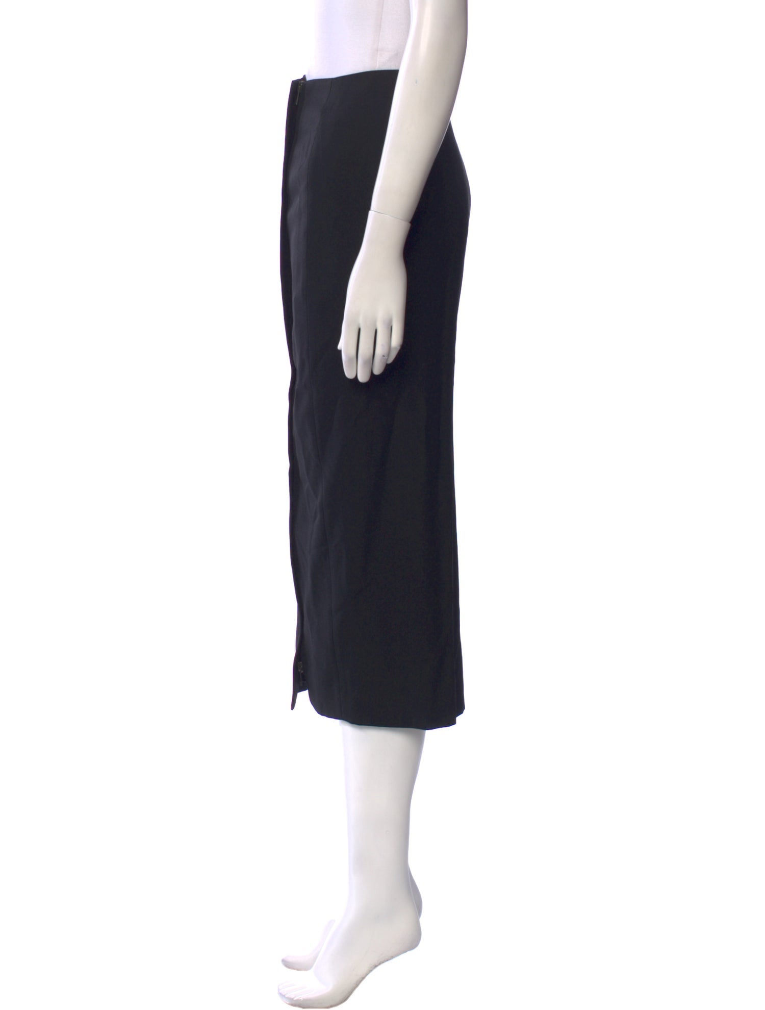 Haider Ackermann Ruffle Embellishment Midi Length Skirt