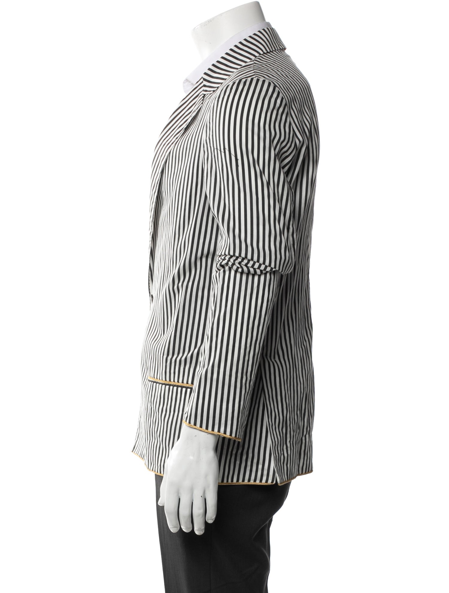 Haider Ackermann Striped Jacket