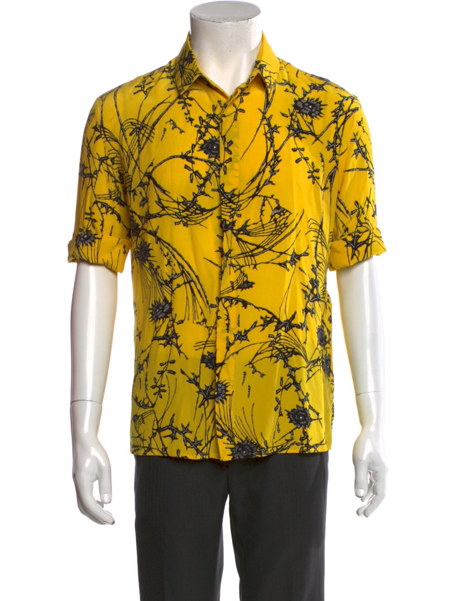 Haider Ackermann Silk Printed Shirt