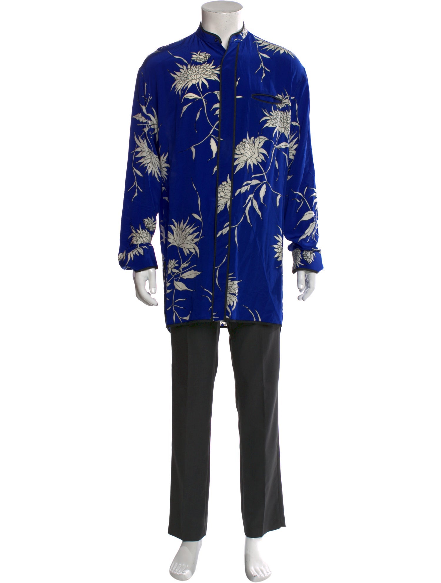 Haider Ackermann Silk Printed Shirt
