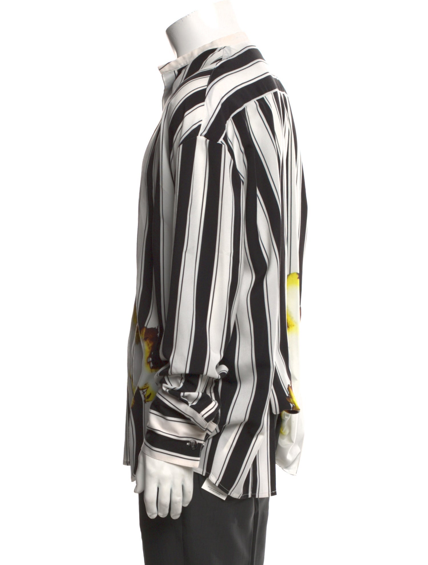 Haider Ackermann Silk Striped Shirt