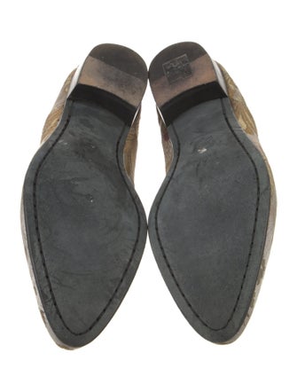 Haider Ackermann Animal Print Oxfords