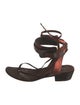 Haider Ackermann Leather Gladiator Sandals