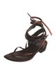 Haider Ackermann Leather Gladiator Sandals