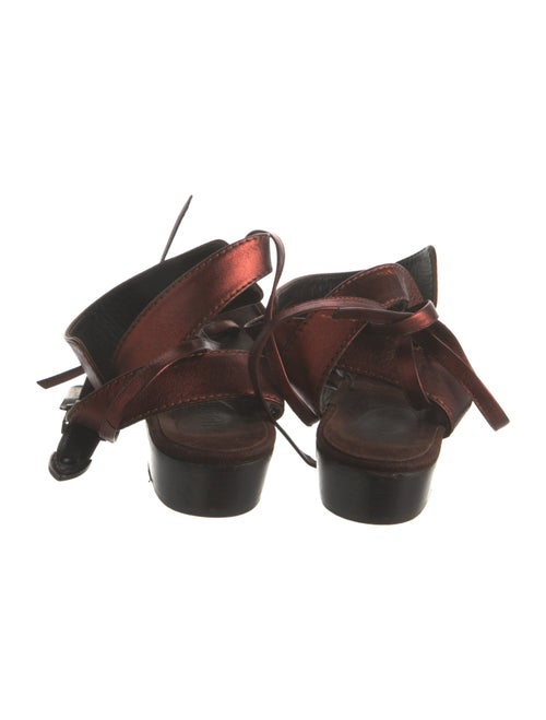 Haider Ackermann Leather Gladiator Sandals