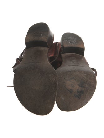 Haider Ackermann Leather Gladiator Sandals