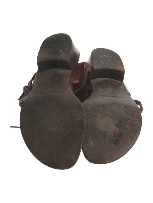 Haider Ackermann Leather Gladiator Sandals