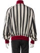 Haider Ackermann Striped Bomber Jacket