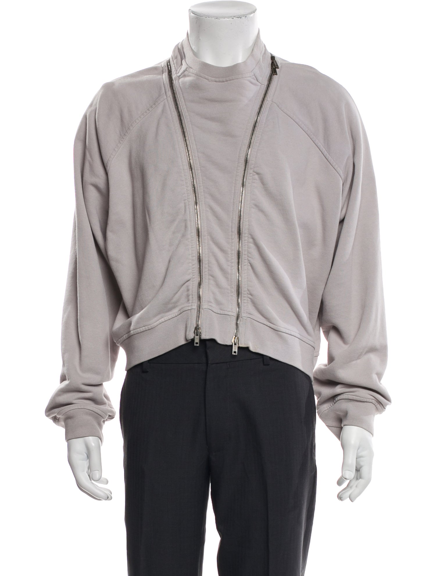 Haider Ackermann Mock Neck Long Sleeve Sweatshirt