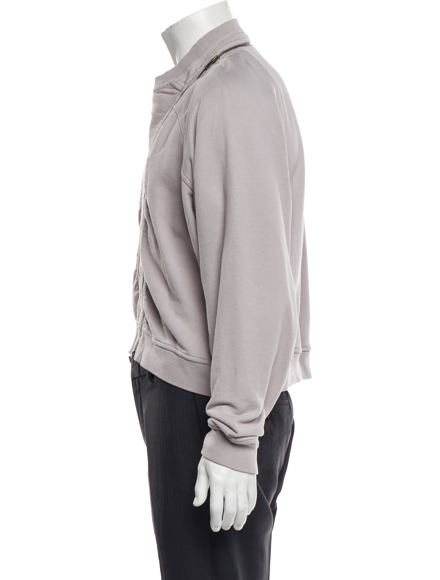 Haider Ackermann Mock Neck Long Sleeve Sweatshirt