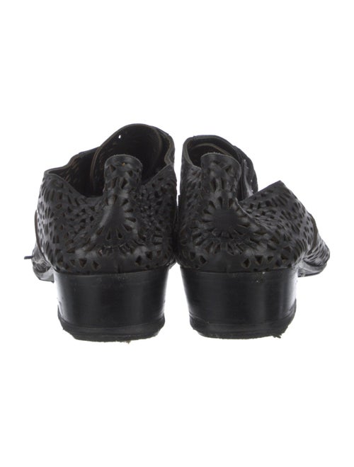 Haider Ackermann Leather Cutout Accent Oxfords