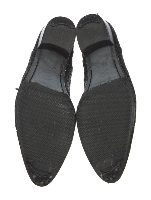 Haider Ackermann Leather Cutout Accent Oxfords