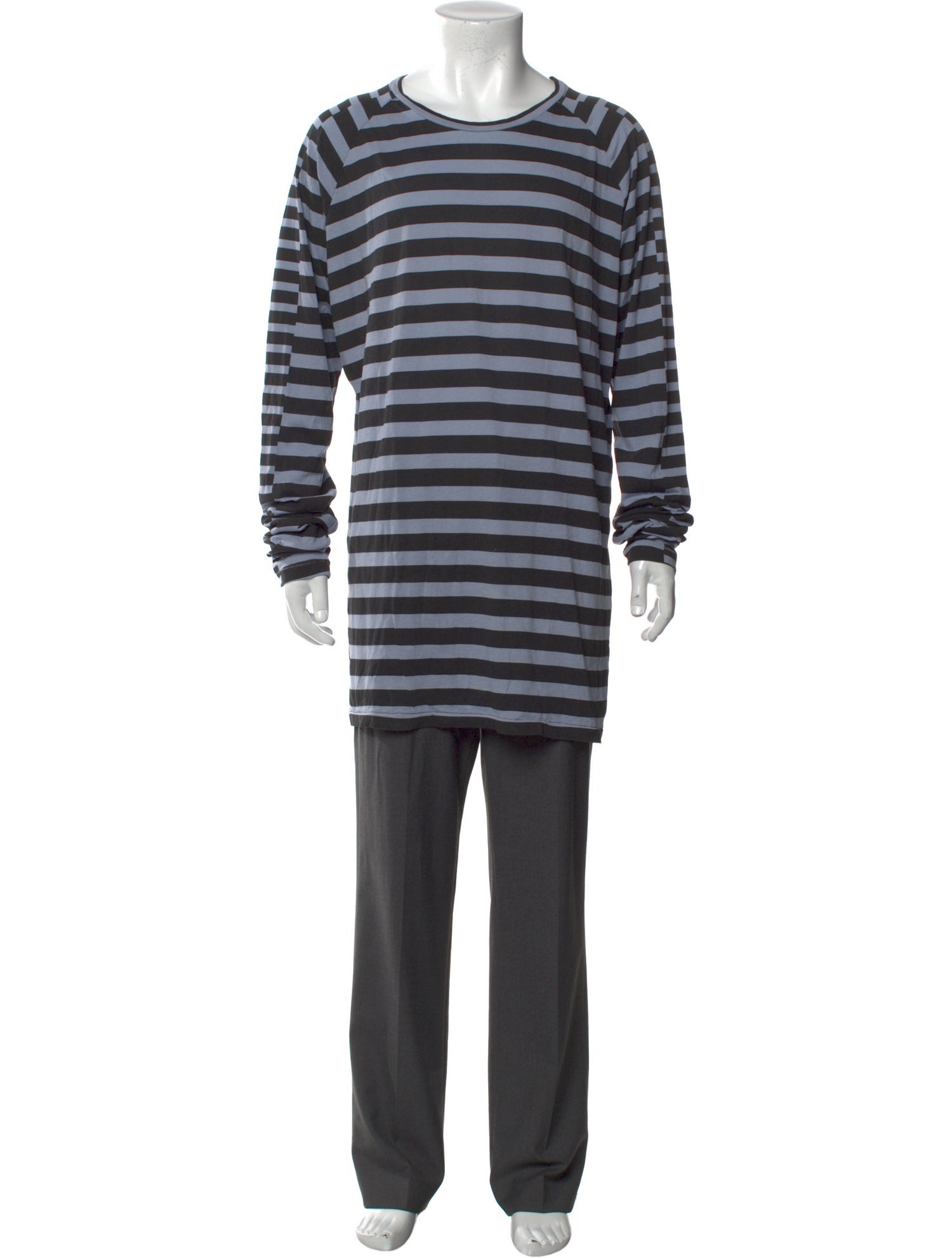 Haider Ackermann Striped Scoop Neck T-Shirt