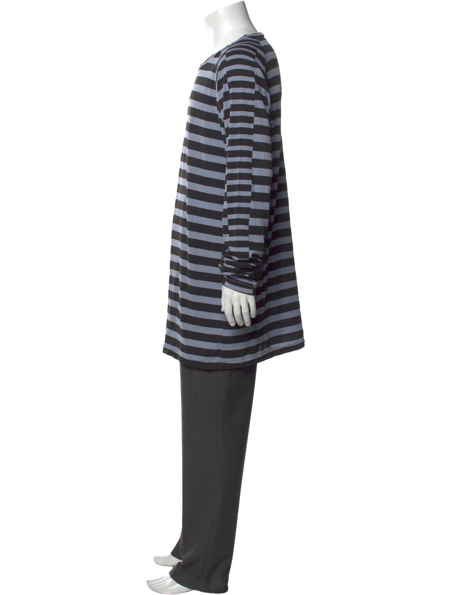 Haider Ackermann Striped Scoop Neck T-Shirt