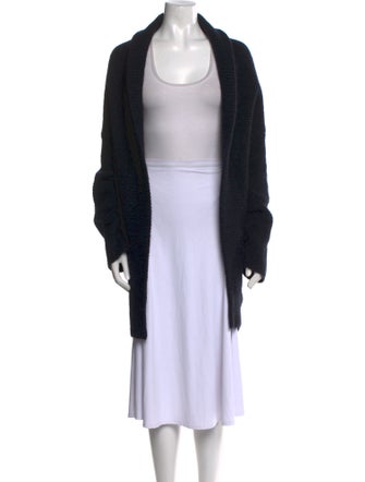 Haider Ackermann Mohair Open Front Sweater