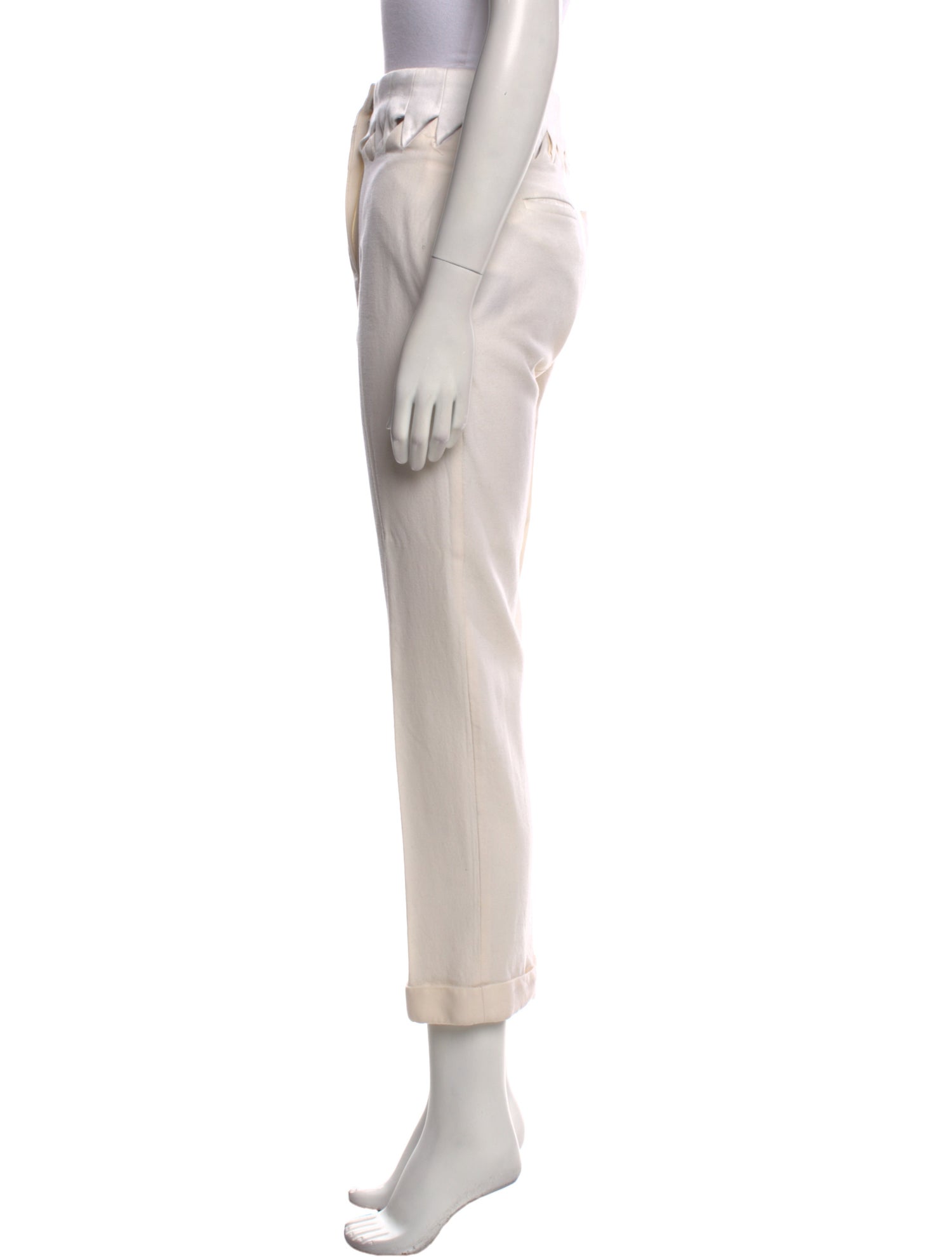 Haider Ackermann Linen Straight Leg Pants