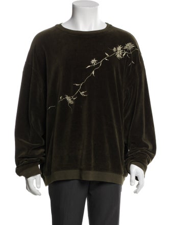Haider Ackermann Graphic Print Crew Neck Sweatshirt