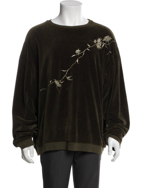 Haider Ackermann Graphic Print Crew Neck Sweatshirt