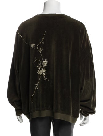 Haider Ackermann Graphic Print Crew Neck Sweatshirt