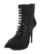 Haider Ackermann Leather Cutout Accent Lace-Up Boots