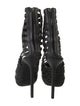 Haider Ackermann Leather Cutout Accent Lace-Up Boots