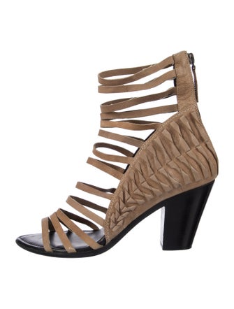 Haider Ackermann Leather Gladiator Sandals
