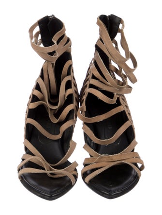 Haider Ackermann Leather Gladiator Sandals