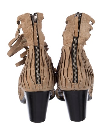 Haider Ackermann Leather Gladiator Sandals