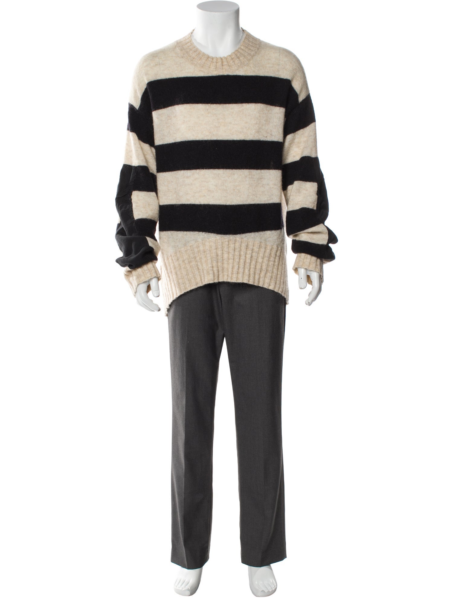 Haider Ackermann Striped Crew Neck Pullover