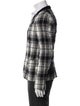 Haider Ackermann Plaid Print Peacoat