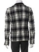 Haider Ackermann Plaid Print Peacoat