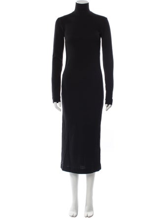 Haider Ackermann Turtleneck Long Dress