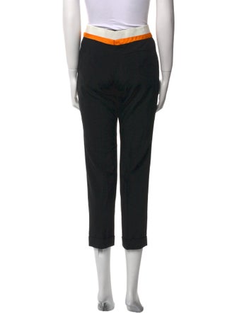 Haider Ackermann Colorblock Pattern Straight Leg Pants