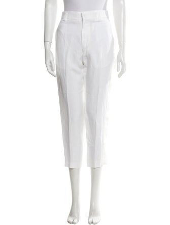 Haider Ackermann Linen Straight Leg Pants