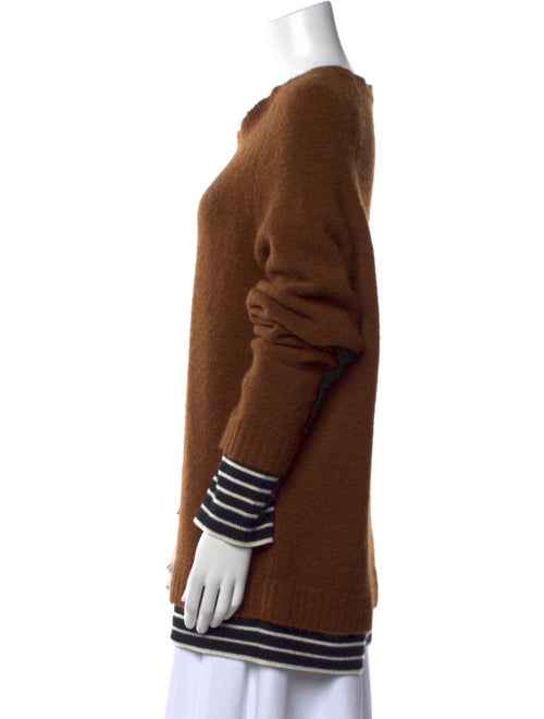 Haider Ackermann Striped Scoop Neck Sweater