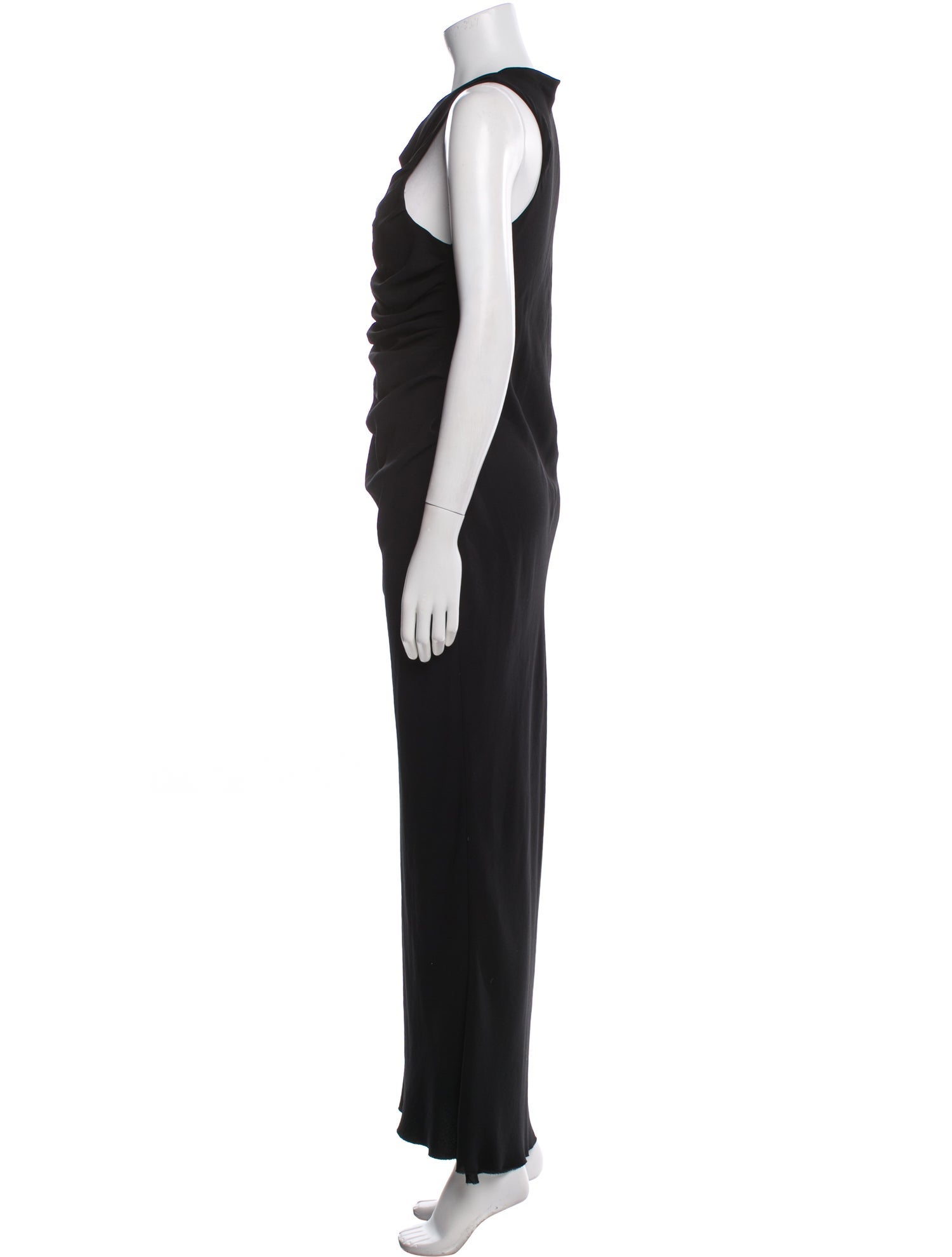 Haider Ackermann Cowl Neck Long Dress