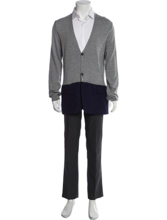 Haider Ackermann V-Neck Long Sleeve Cardigan