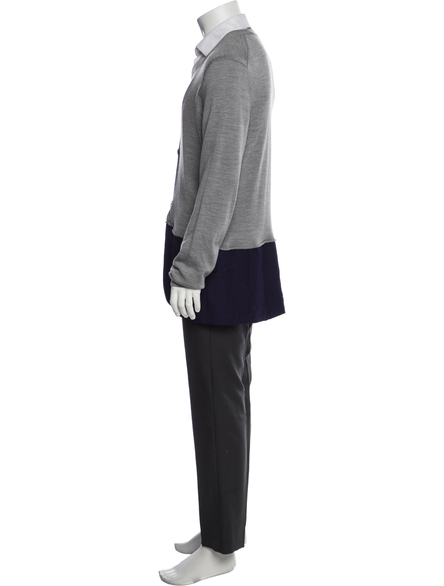Haider Ackermann V-Neck Long Sleeve Cardigan